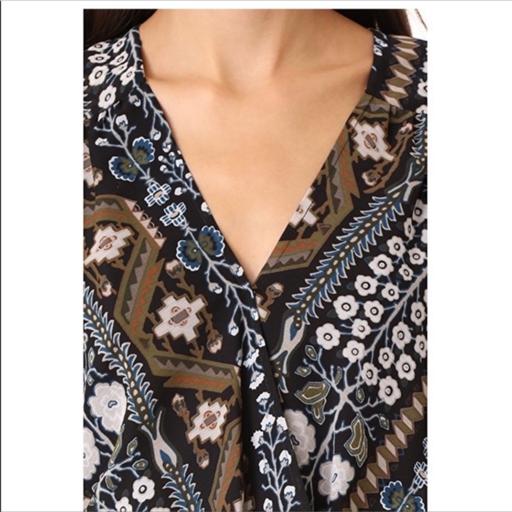 Veronica Beard Edison Silk Floral Dress Sz 2 - Picture 4 of 4